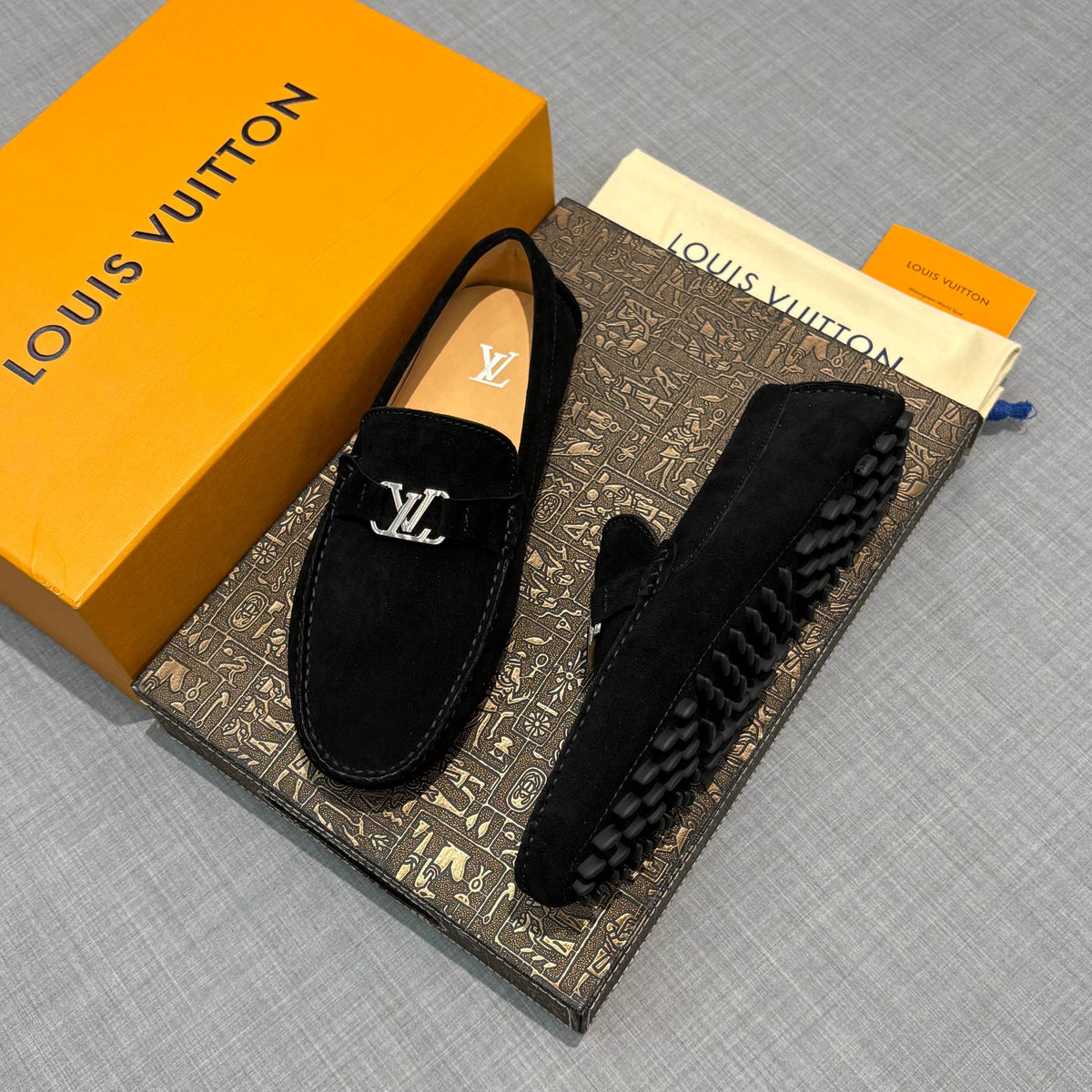 Louis Vuitton Men's Suede Driving Shoes