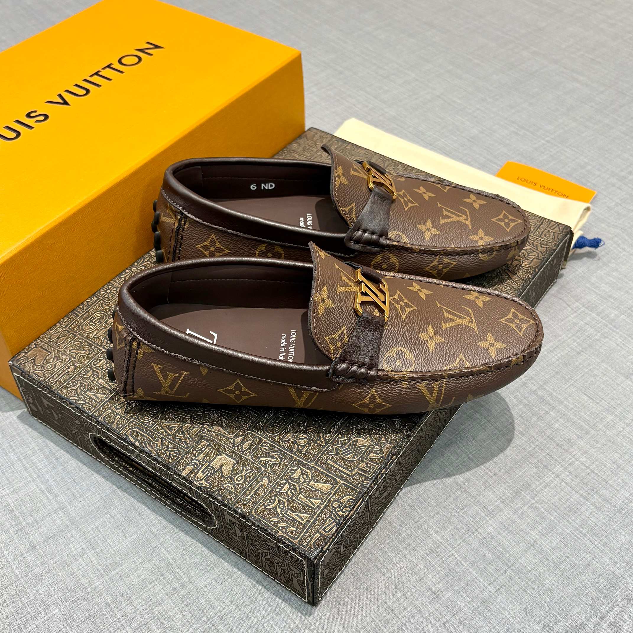 Louis Vuitton Men's Monogram Driving Shoes