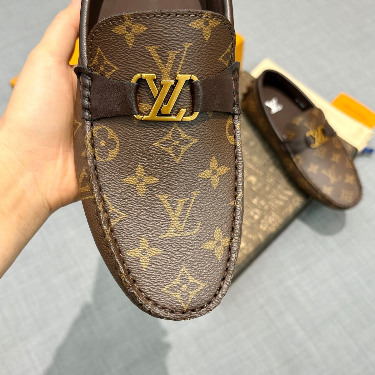 Louis Vuitton Men's Monogram Driving Shoes