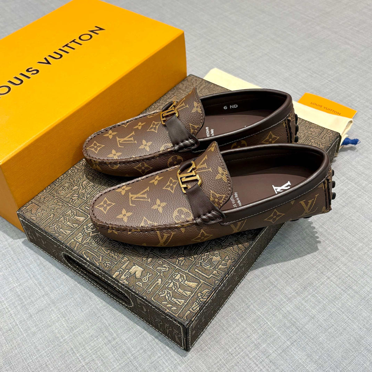 Louis Vuitton Men's Monogram Driving Shoes