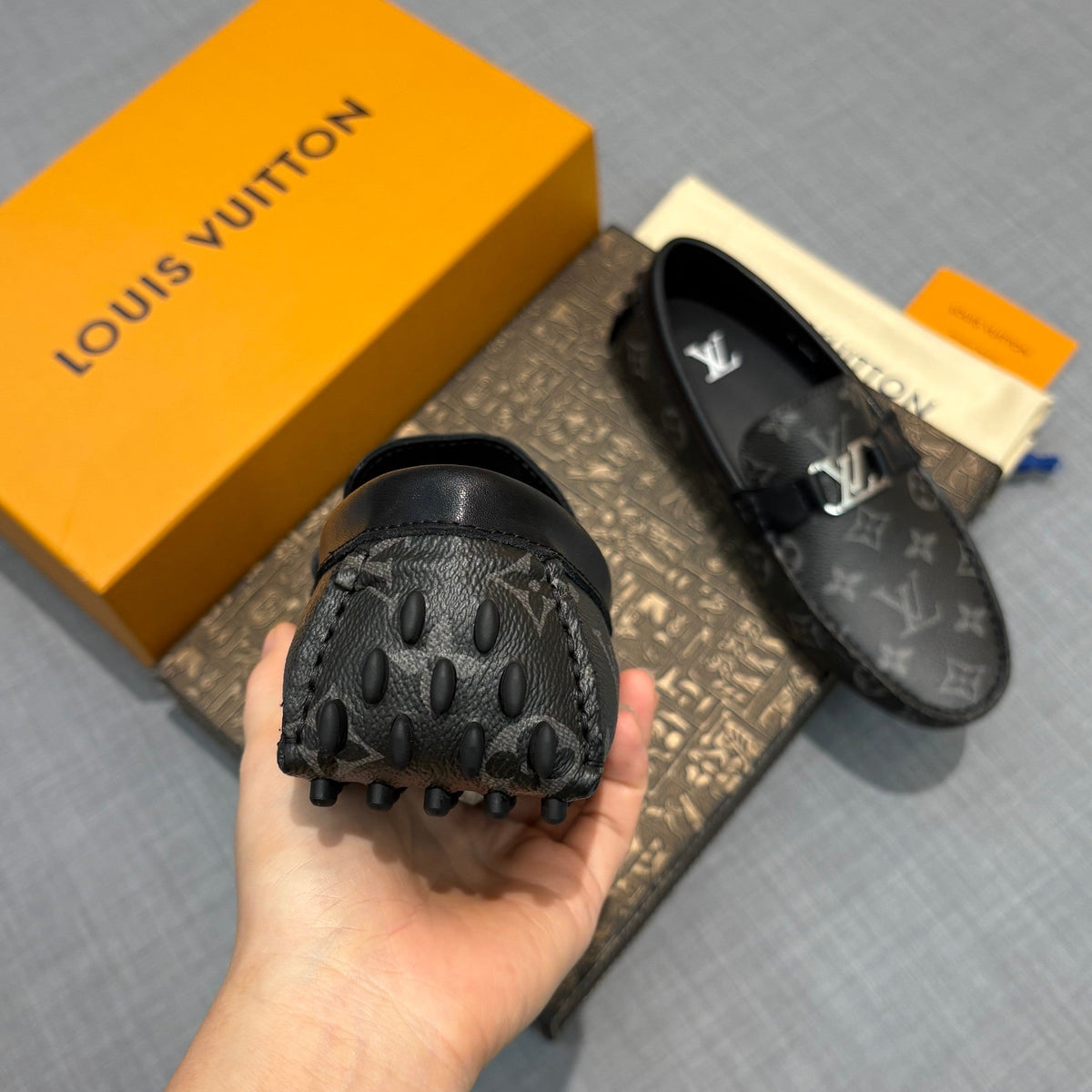 Louis Vuitton Men's Monogram Driving Shoes