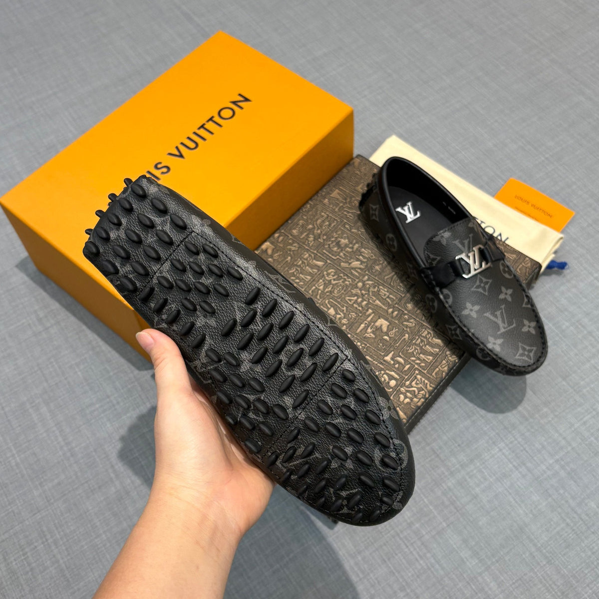 Louis Vuitton Men's Monogram Driving Shoes