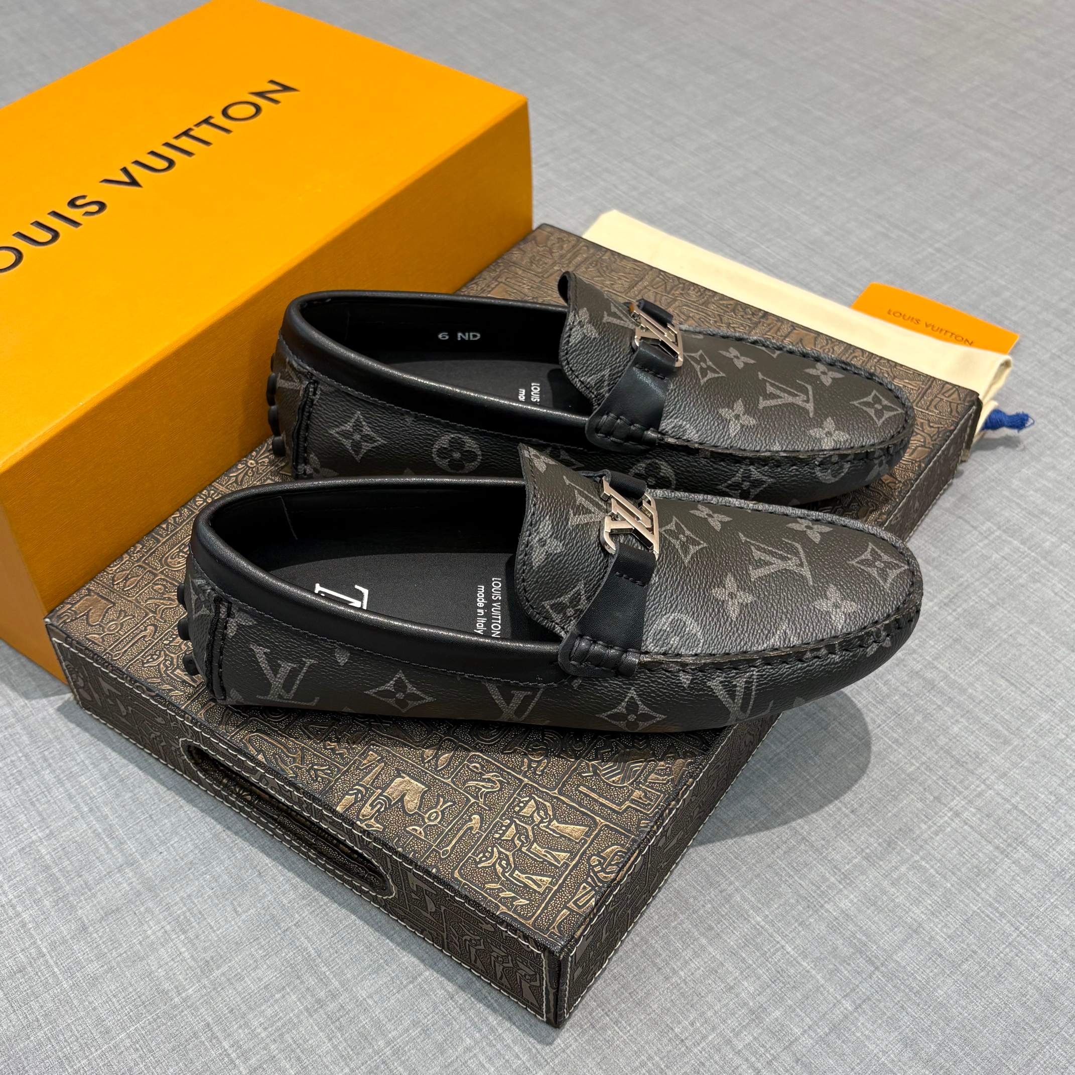 Louis Vuitton Men's Monogram Driving Shoes