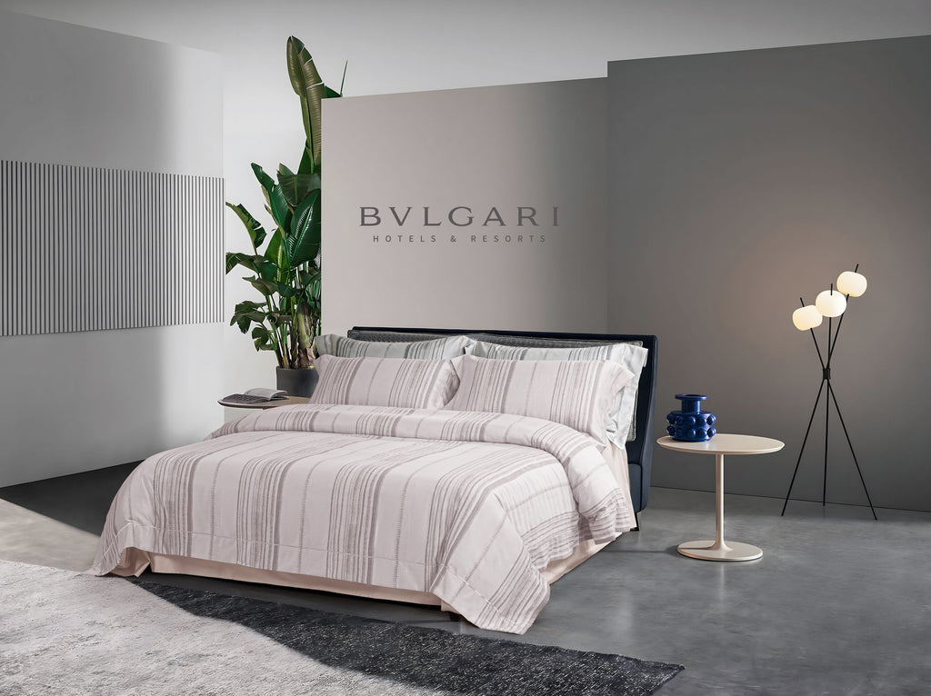 Hotel Grand High-End Pima Cotton Silk Jacquard Bed Set