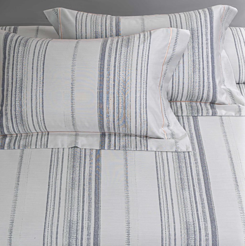 Hotel Grand Pima Cotton & Silk Jacquard Four-Piece Bedding Set