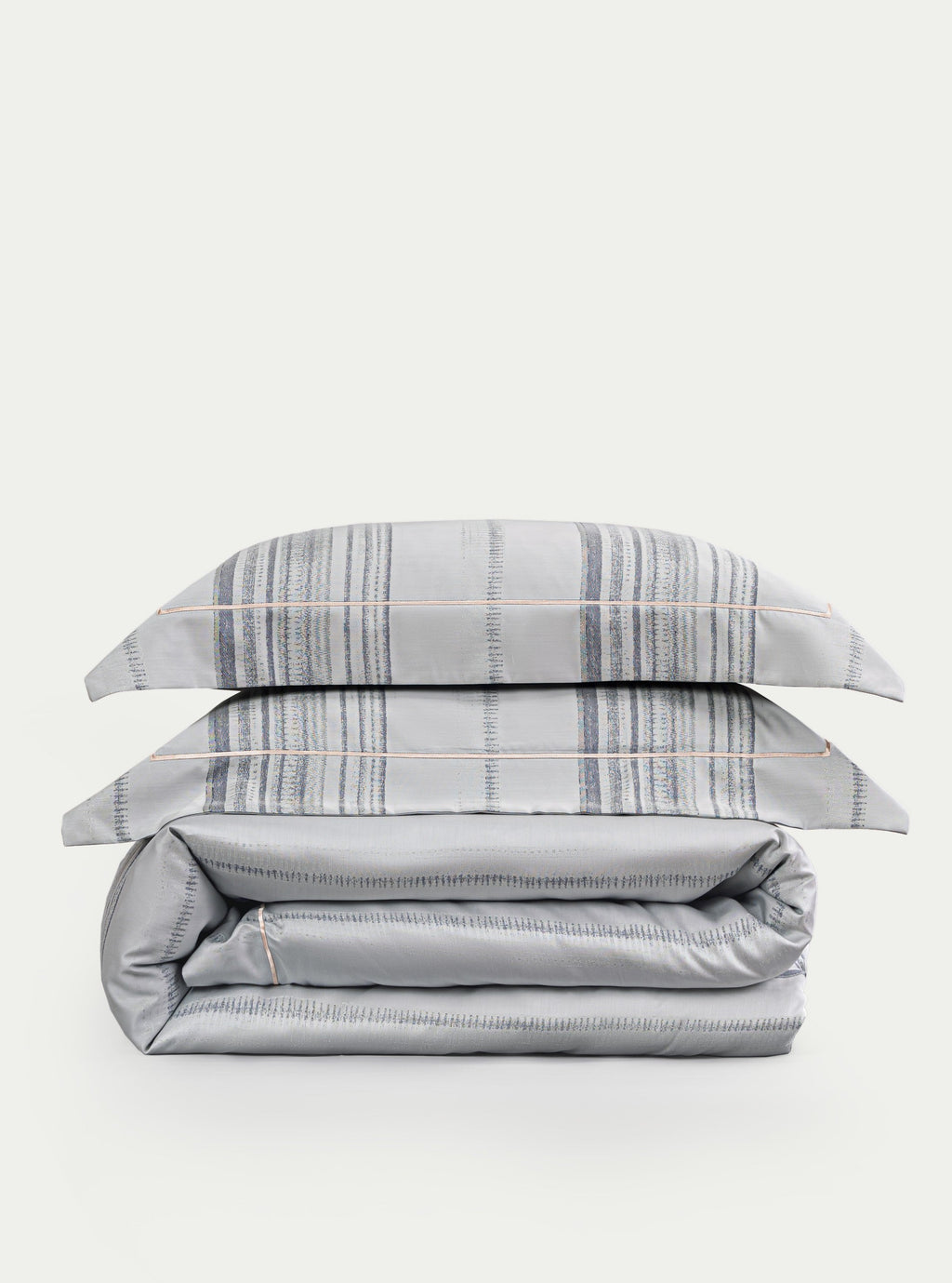 Hotel Grand Pima Cotton & Silk Jacquard Four-Piece Bedding Set