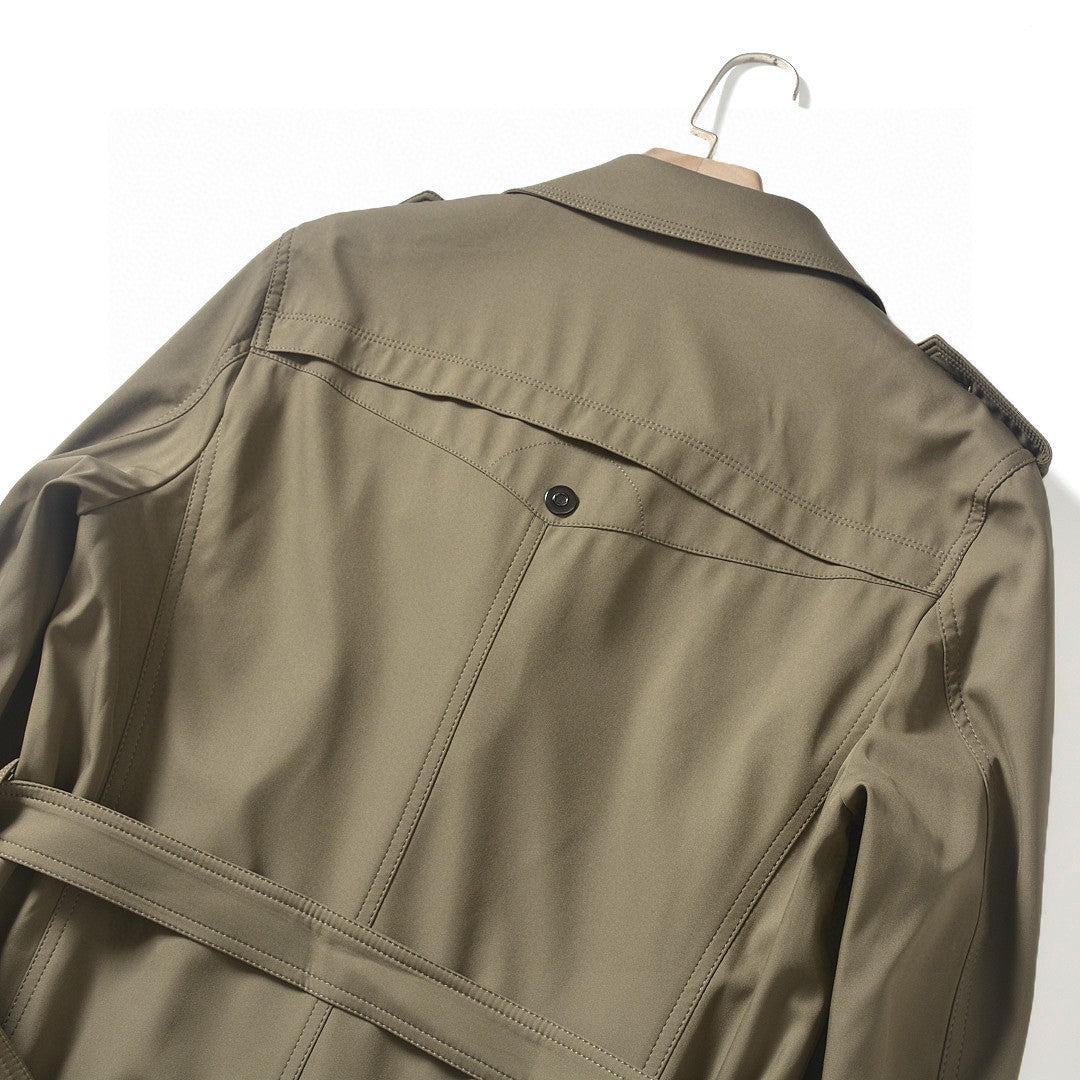 Burberry Long Double-Breasted Trench Coat – 2025FW