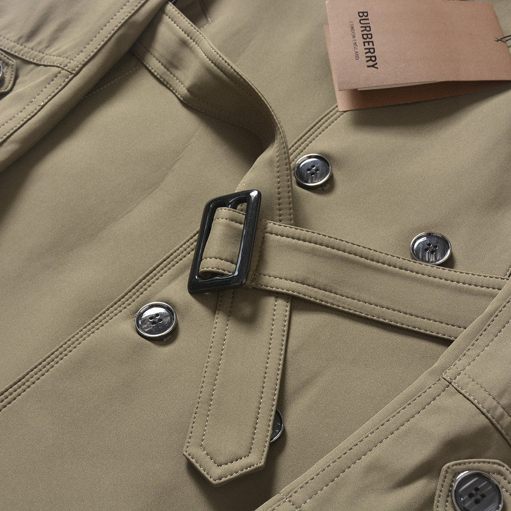 Burberry Long Double-Breasted Trench Coat – 2025FW