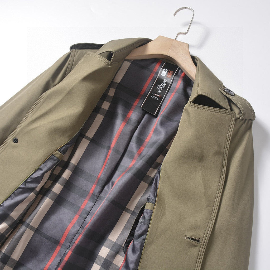 Burberry Long Double-Breasted Trench Coat – 2025FW