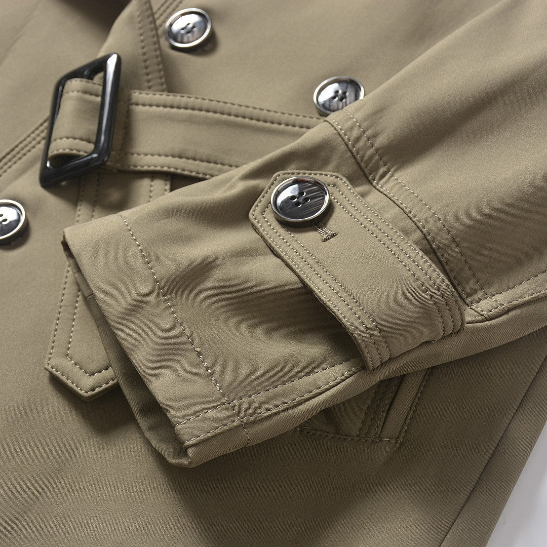 Burberry Long Double-Breasted Trench Coat – 2025FW