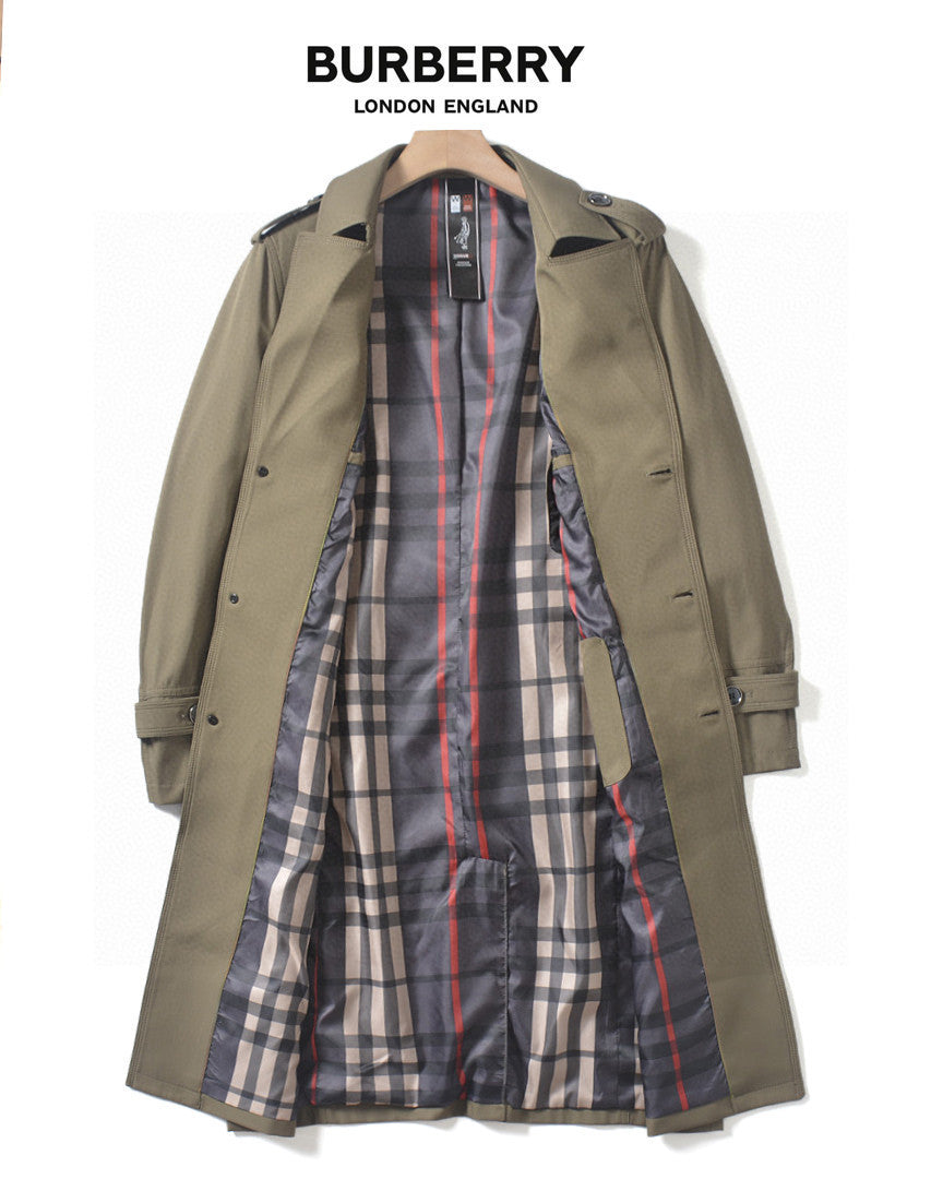 Burberry Long Double-Breasted Trench Coat – 2025FW