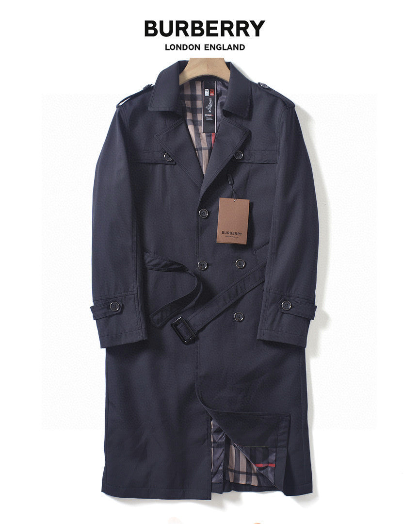 Burberry Long Double-Breasted Trench Coat – 2025FW
