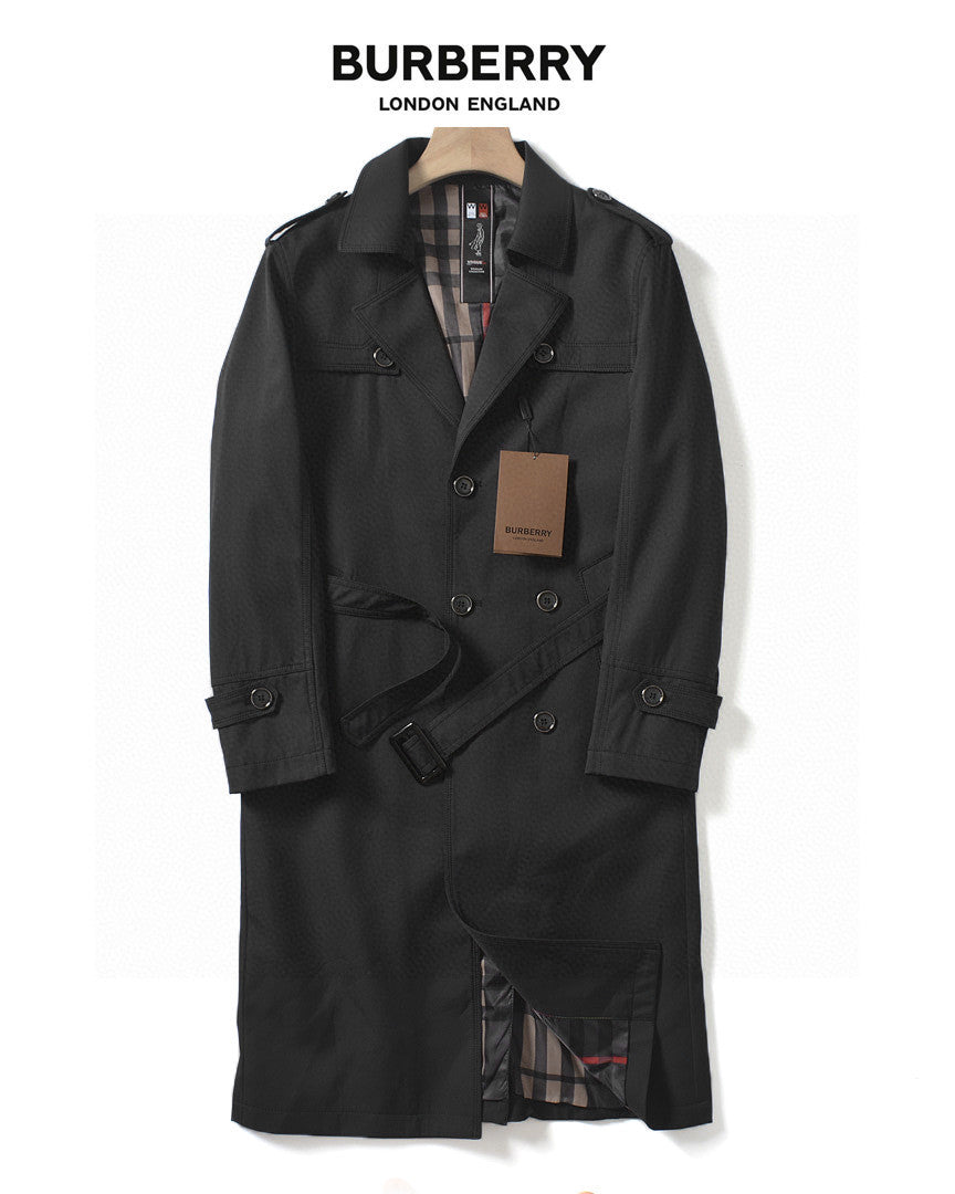 Burberry Long Double-Breasted Trench Coat – 2025FW