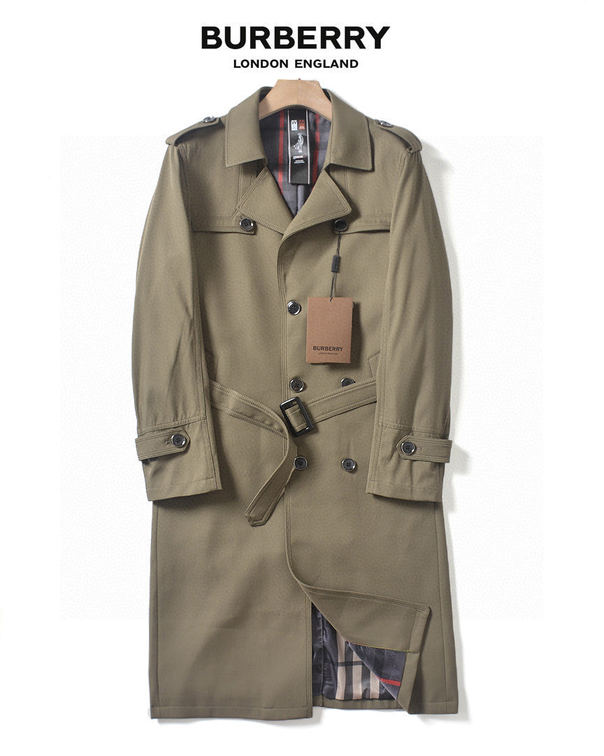 Burberry Long Double-Breasted Trench Coat – 2025FW