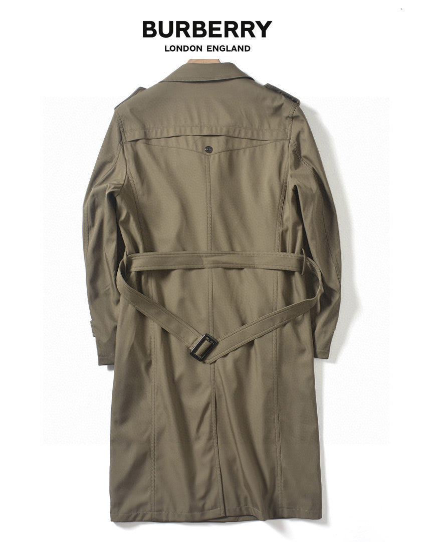 Burberry Long Double-Breasted Trench Coat – 2025FW