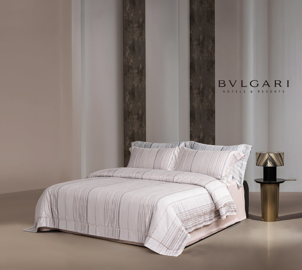 Hotel Grand Pima Cotton & Silk Jacquard Four-Piece Bedding Set