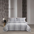 Hotel Grand Pima Cotton & Silk Jacquard Four-Piece Bedding Set