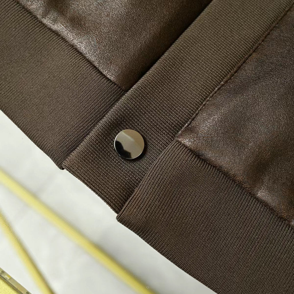 Zegna Lapel Leather Jacket – 2025FW