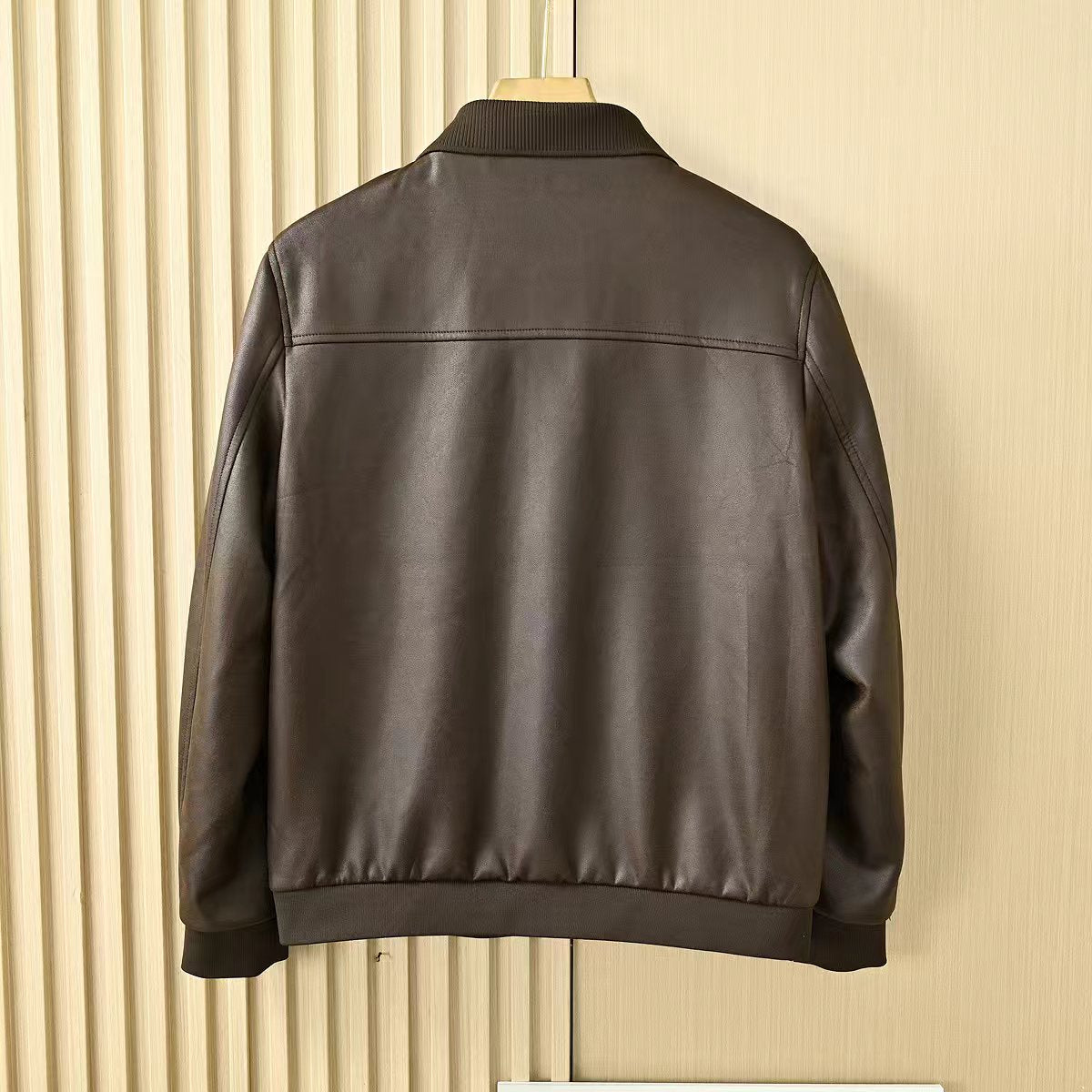 Zegna Lapel Leather Jacket – 2025FW