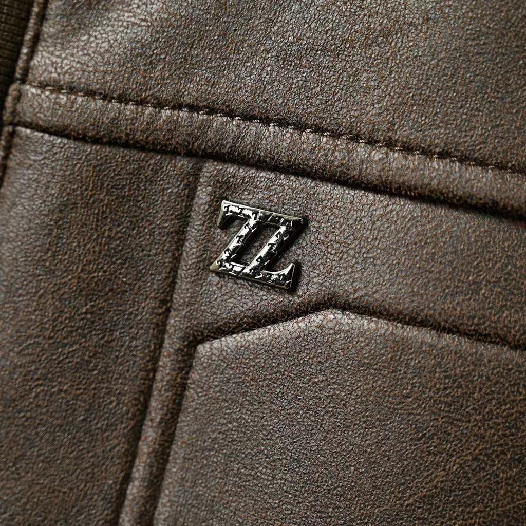 Zegna Lapel Leather Jacket – 2025FW