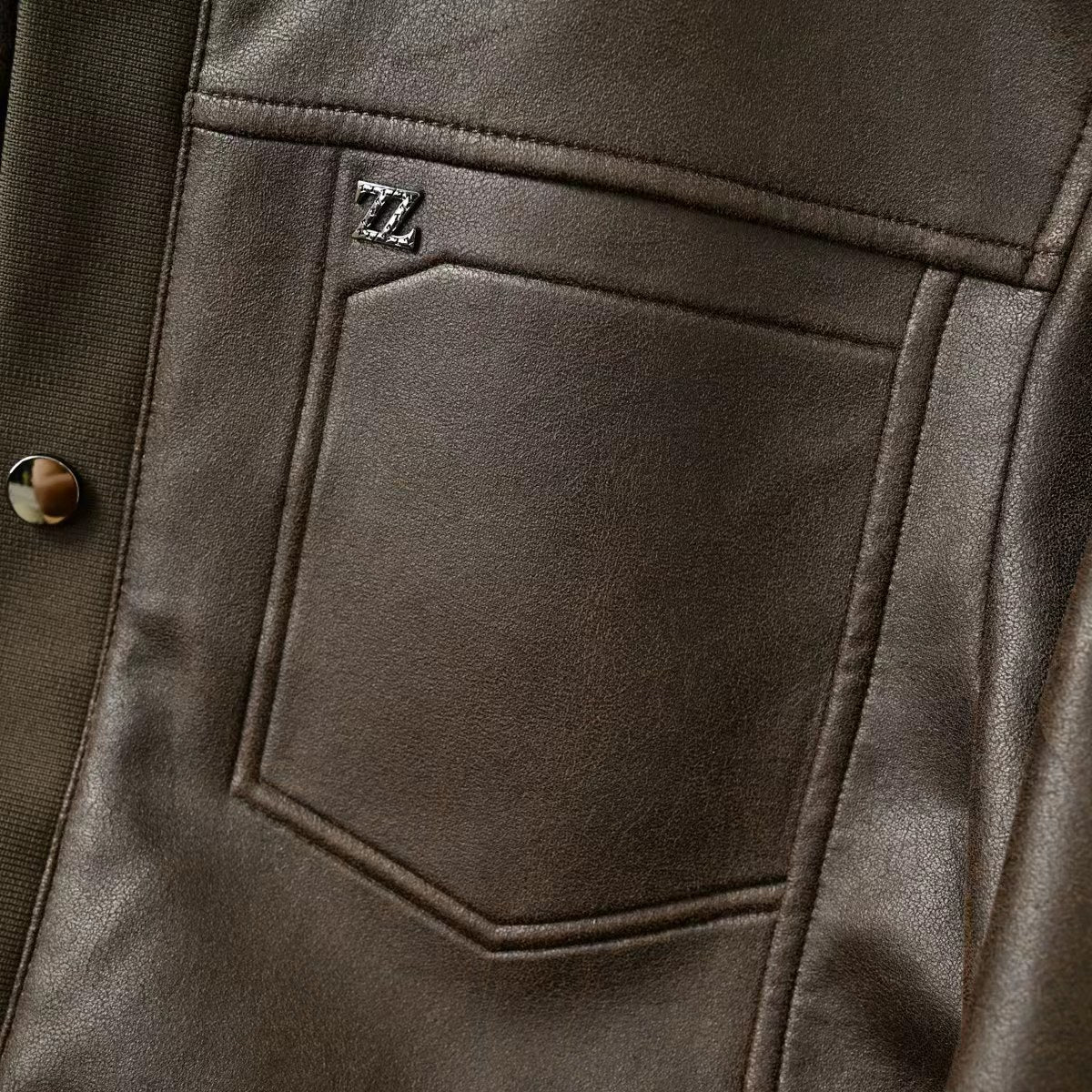 Zegna Lapel Leather Jacket – 2025FW