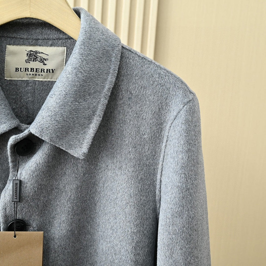 Burberry Men's Double-Faced Wool Trench Coat – 2025FW