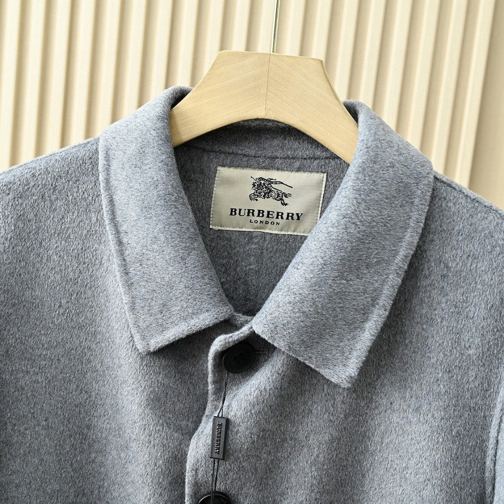Burberry Men's Double-Faced Wool Trench Coat – 2025FW