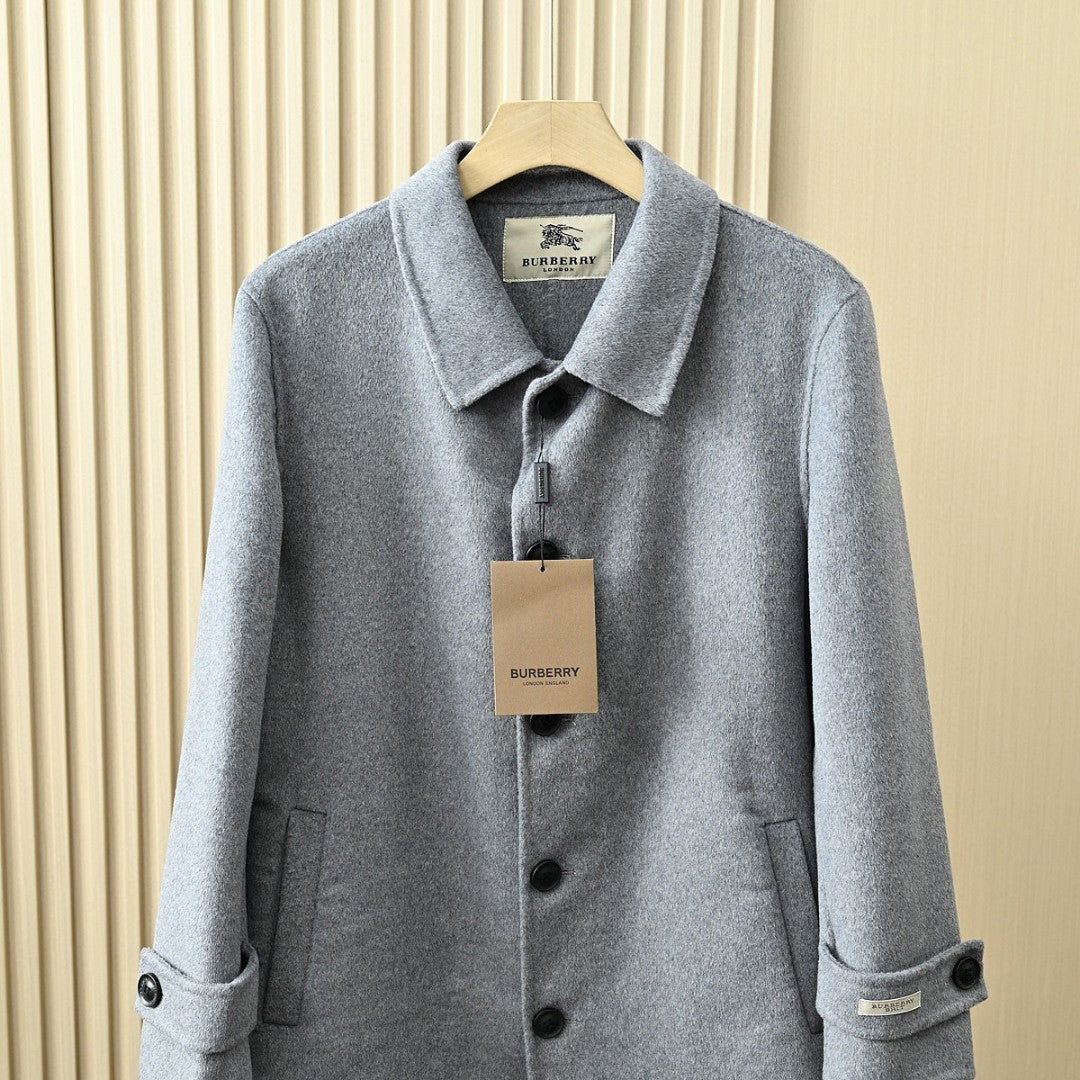 Burberry Men's Double-Faced Wool Trench Coat – 2025FW