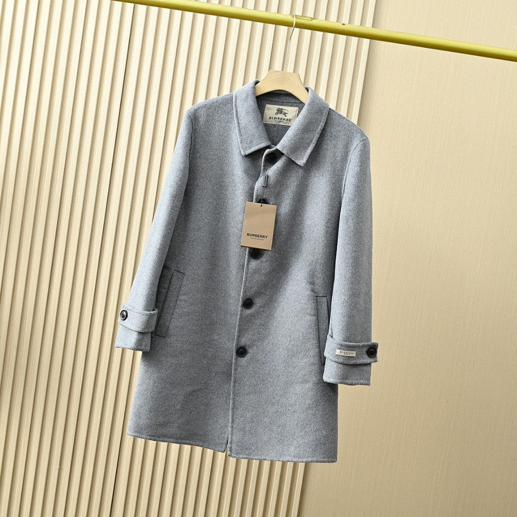 Burberry Men's Double-Faced Wool Trench Coat – 2025FW