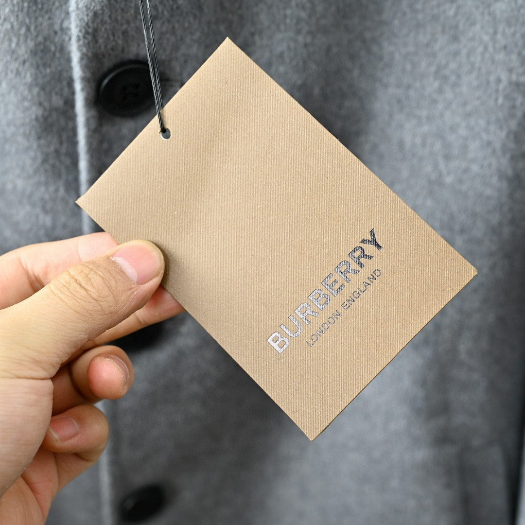 Burberry Men's Double-Faced Wool Trench Coat – 2025FW