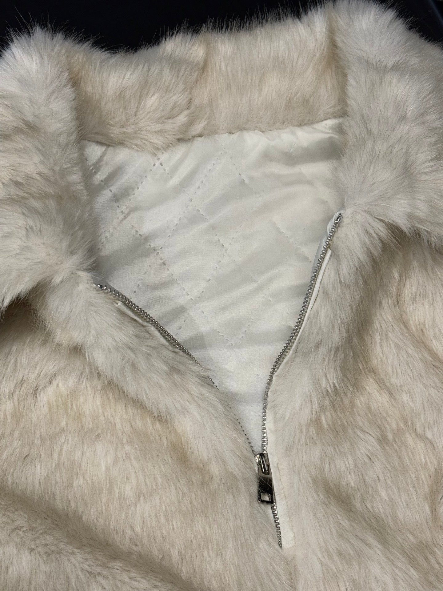 Moncler Convertible Faux Fur Jacket