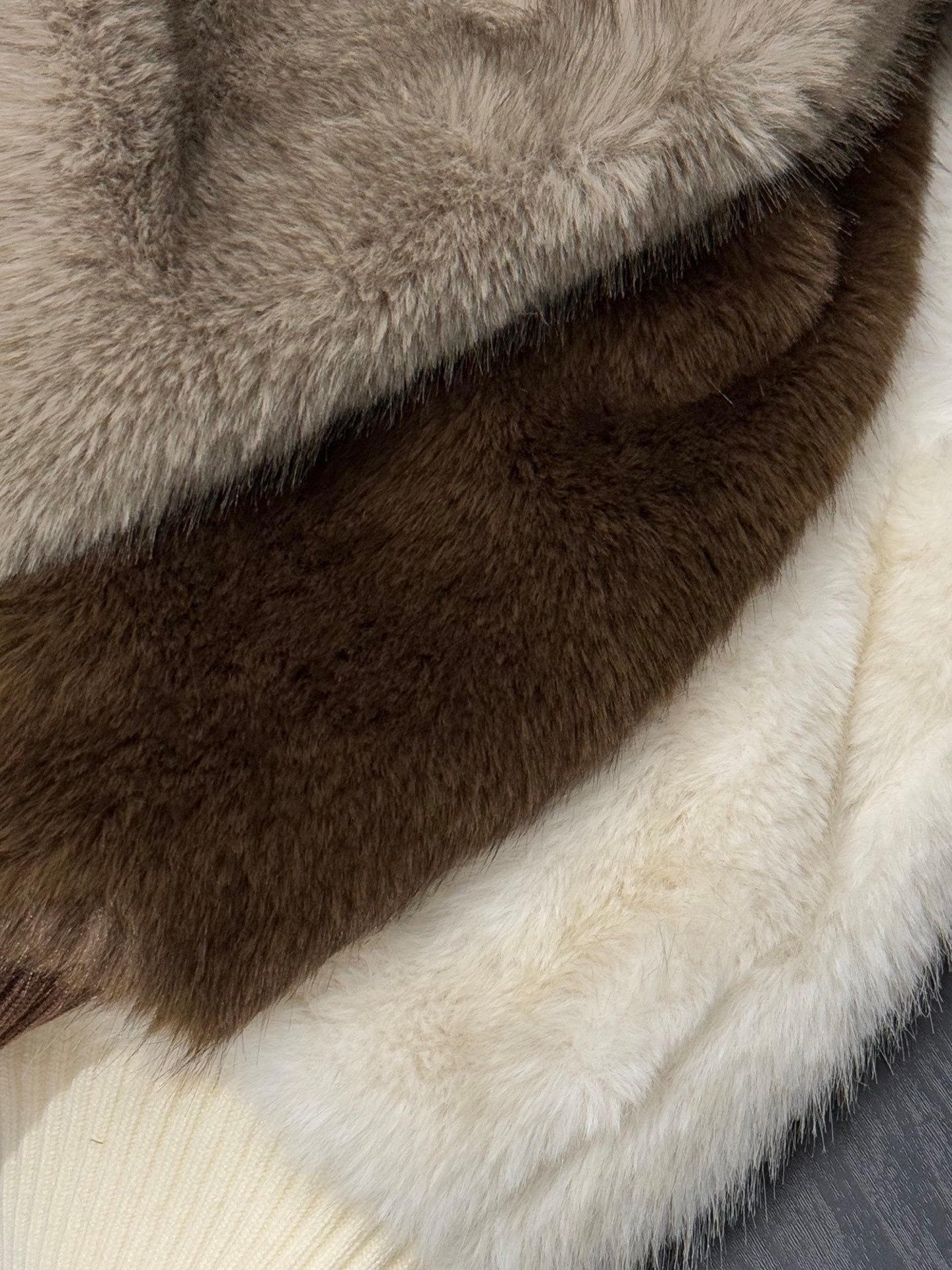 Moncler Convertible Faux Fur Jacket