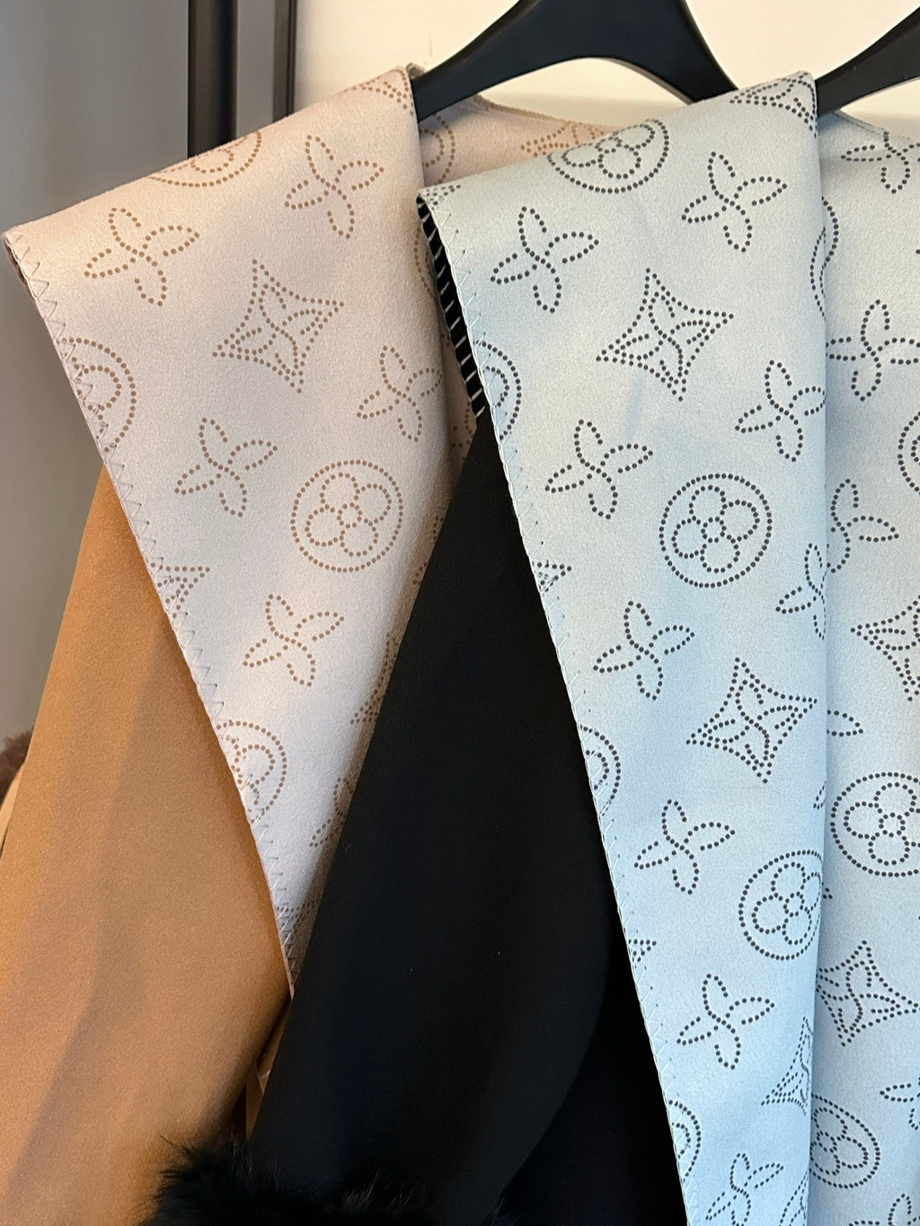 Louis Vuitton Monogram Reversible Wool Coat