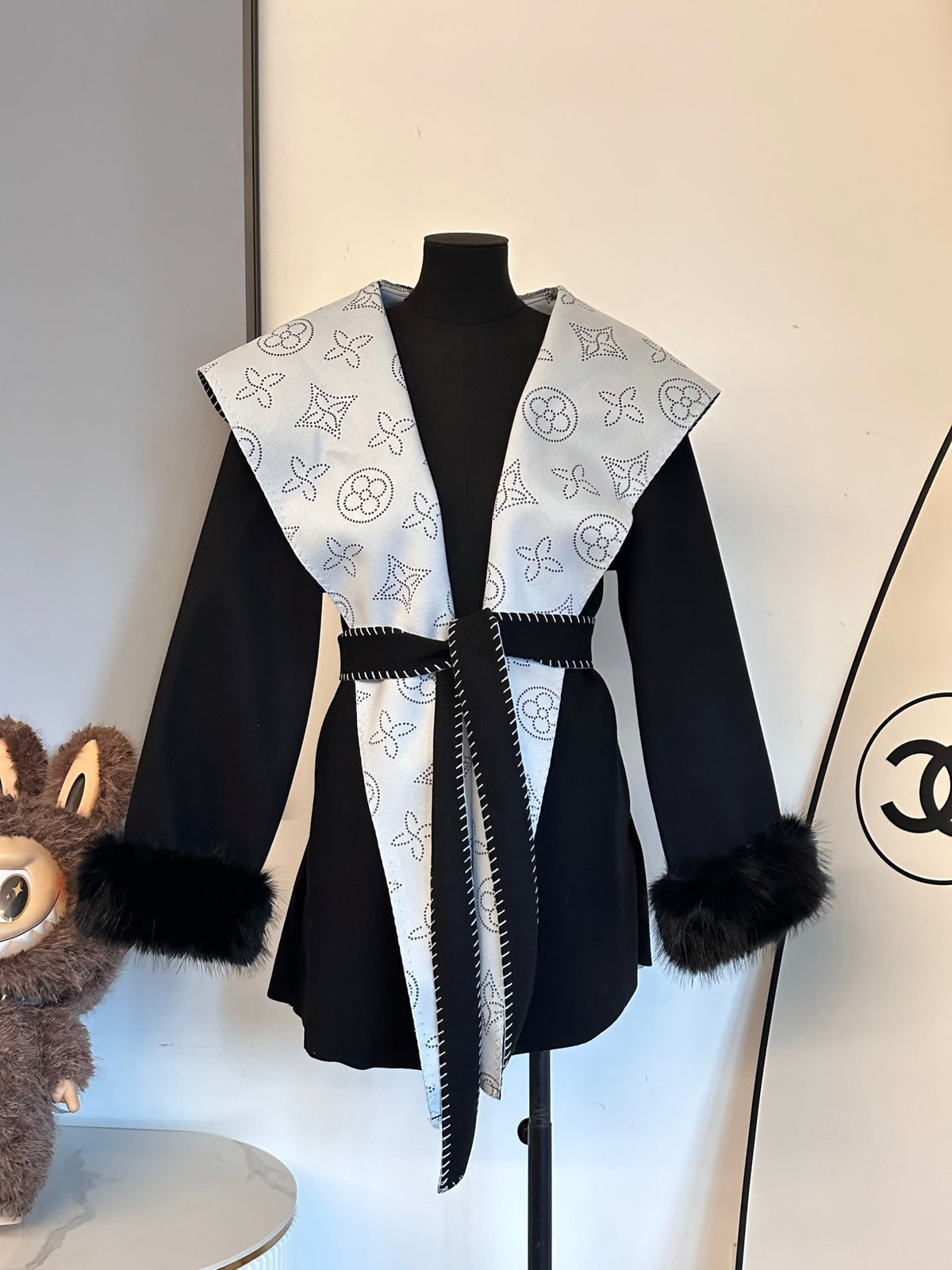 Louis Vuitton Monogram Reversible Wool Coat