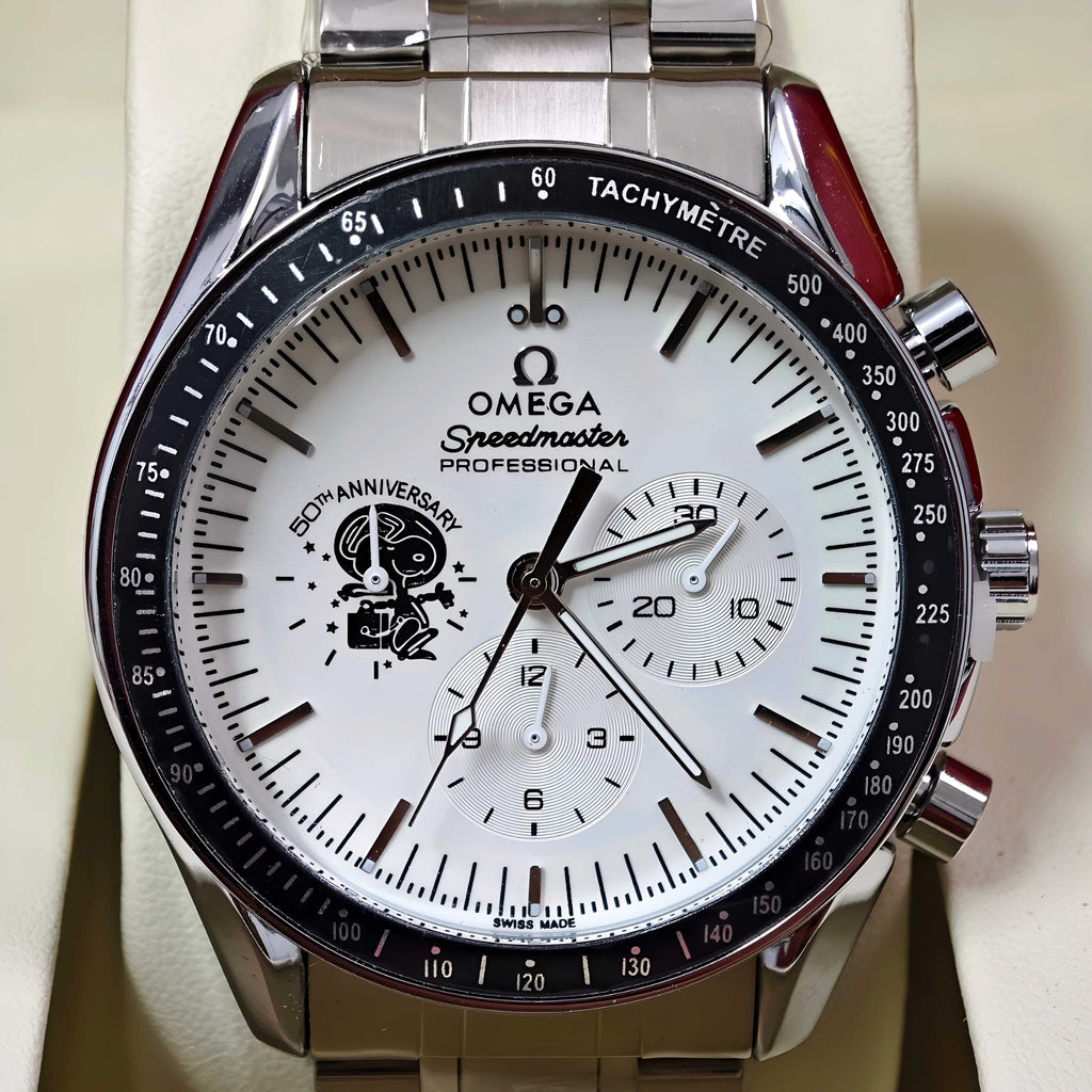 Omega Speedmaster Snoopy 50th Anniversary Quartz Watch
