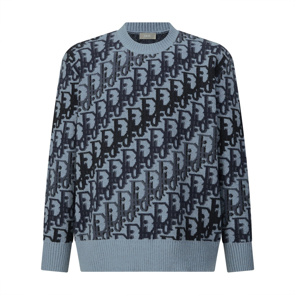 Dior Oblique Jacquard Wool Crewneck Sweater – 2026SS