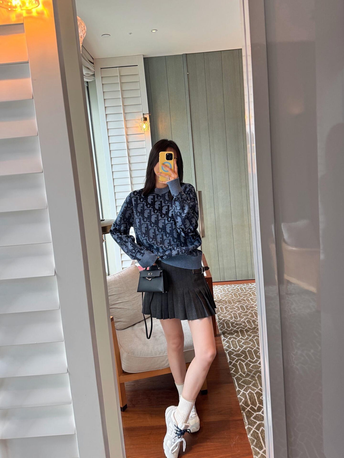 Dior Oblique Jacquard Wool Crewneck Sweater – 2026SS