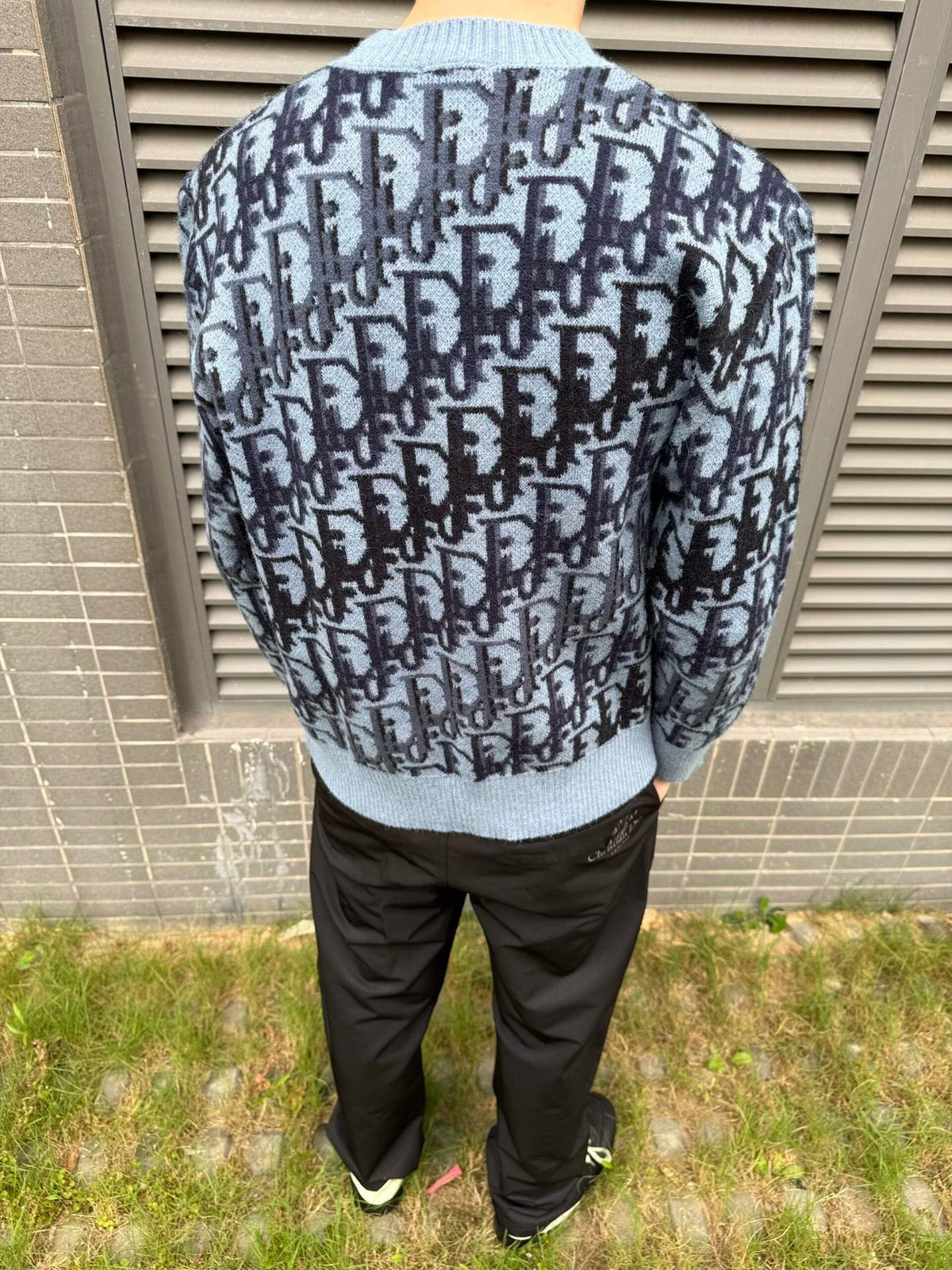 Dior Oblique Jacquard Wool Crewneck Sweater – 2026SS