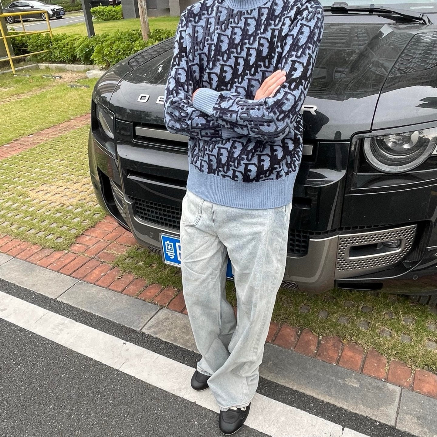 Dior Oblique Jacquard Wool Crewneck Sweater – 2026SS