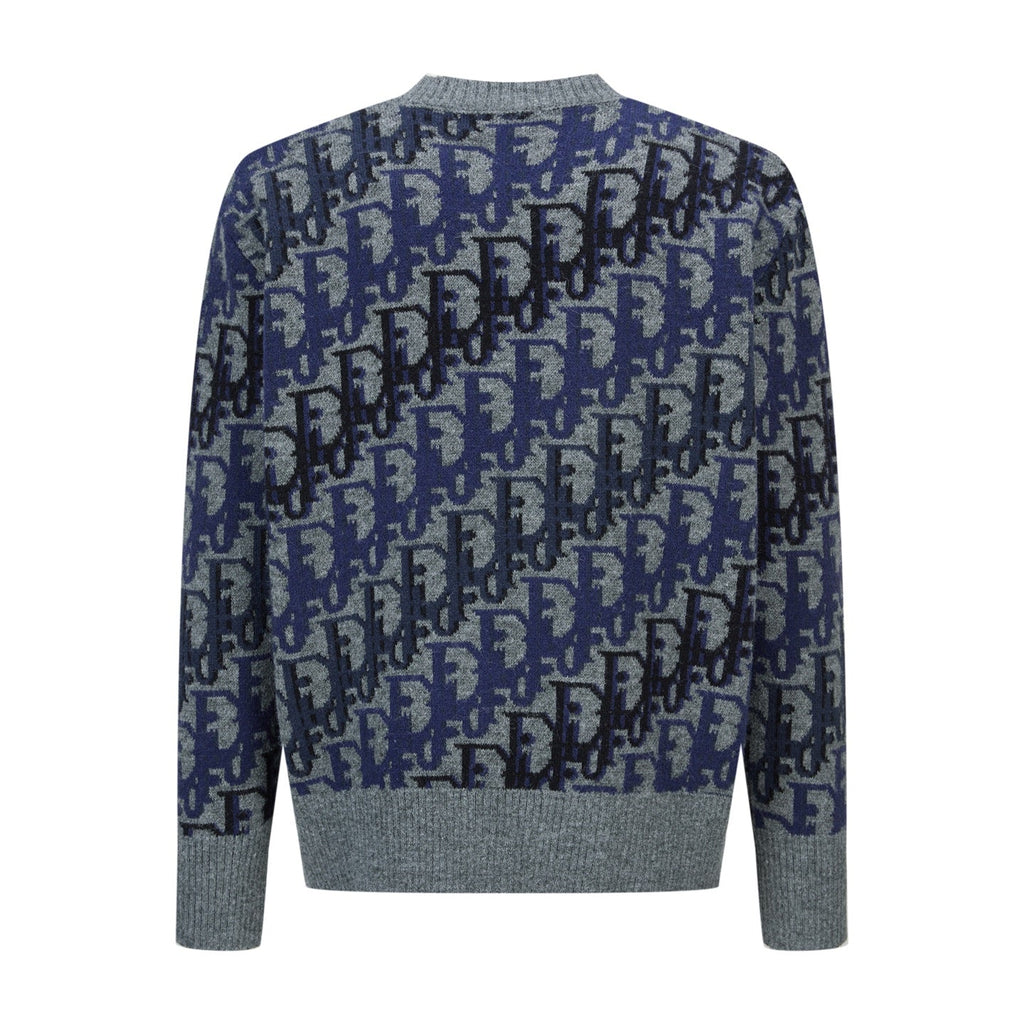 Dior Oblique Jacquard Wool Crewneck Sweater – 2026SS