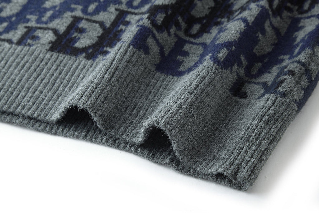 Dior Oblique Jacquard Wool Crewneck Sweater – 2026SS