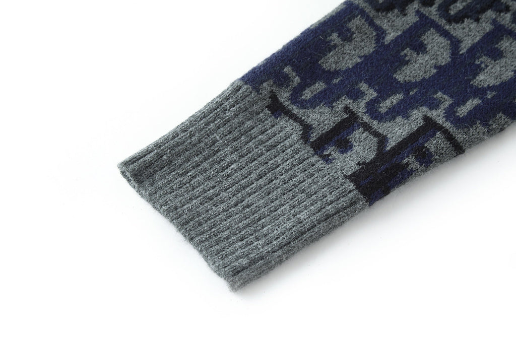 Dior Oblique Jacquard Wool Crewneck Sweater – 2026SS