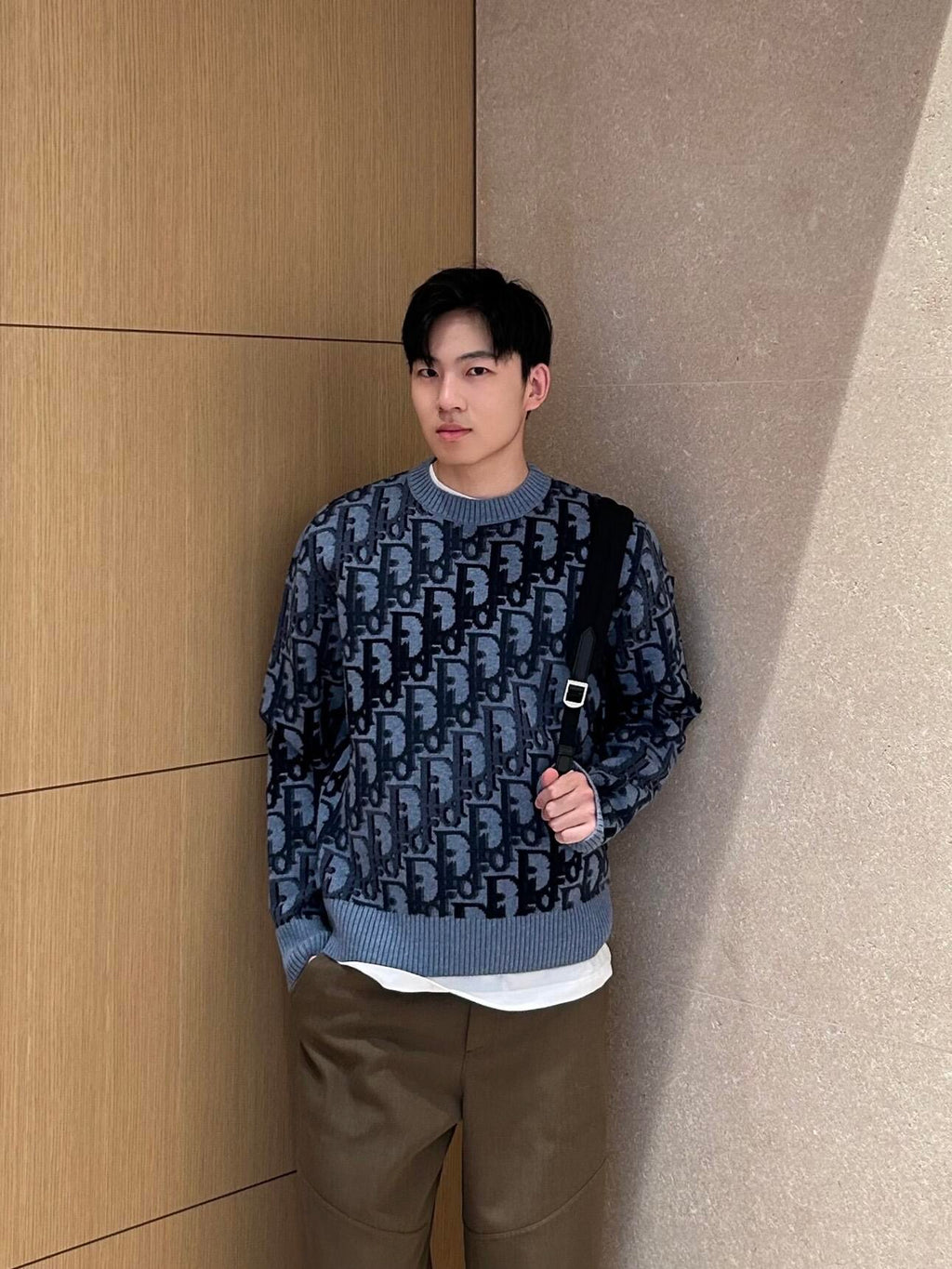 Dior Oblique Jacquard Wool Crewneck Sweater – 2026SS