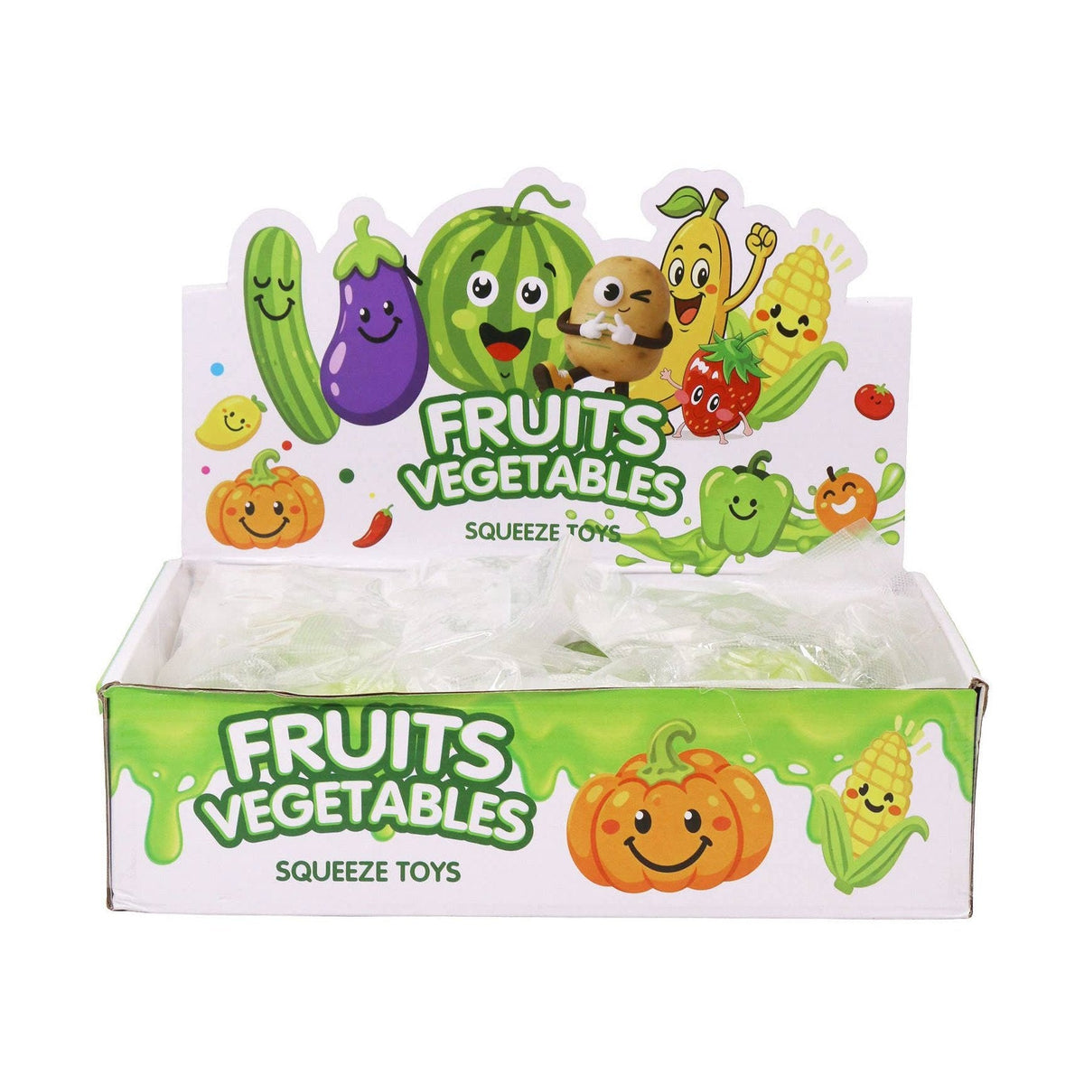 Slushy Squish! Watermelon, Green Kiwi, and Golden Kiwi Slushy Squishy Balls! (1 per order)