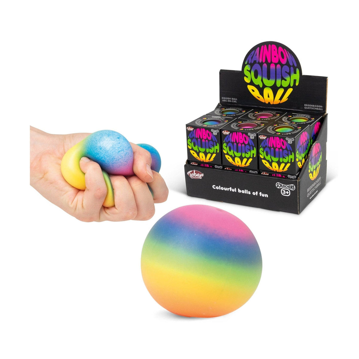 Scrunchems Rainbow Squish Ball