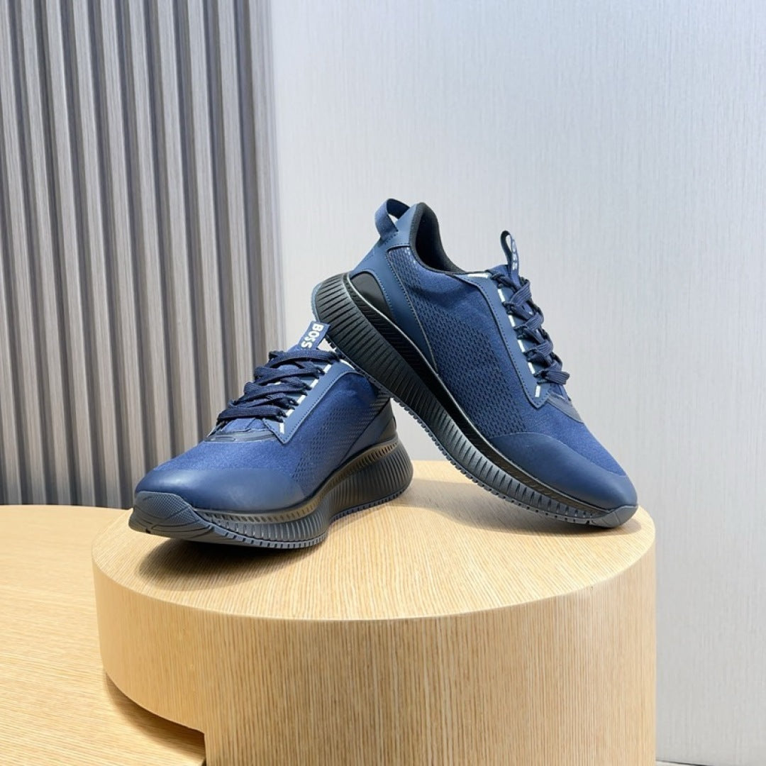 Boss Men's Layered Sport Sneakers