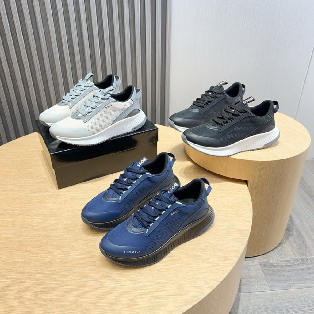 Boss Men's Layered Sport Sneakers
