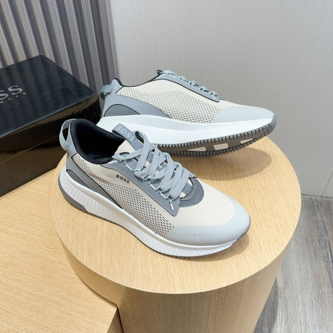 Boss Men's Layered Sport Sneakers