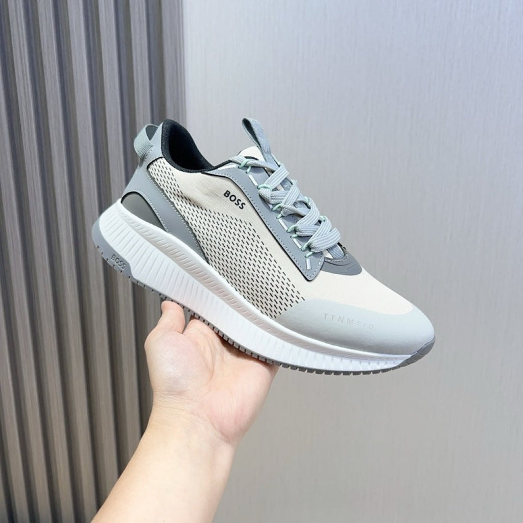 Boss Men's Layered Sport Sneakers
