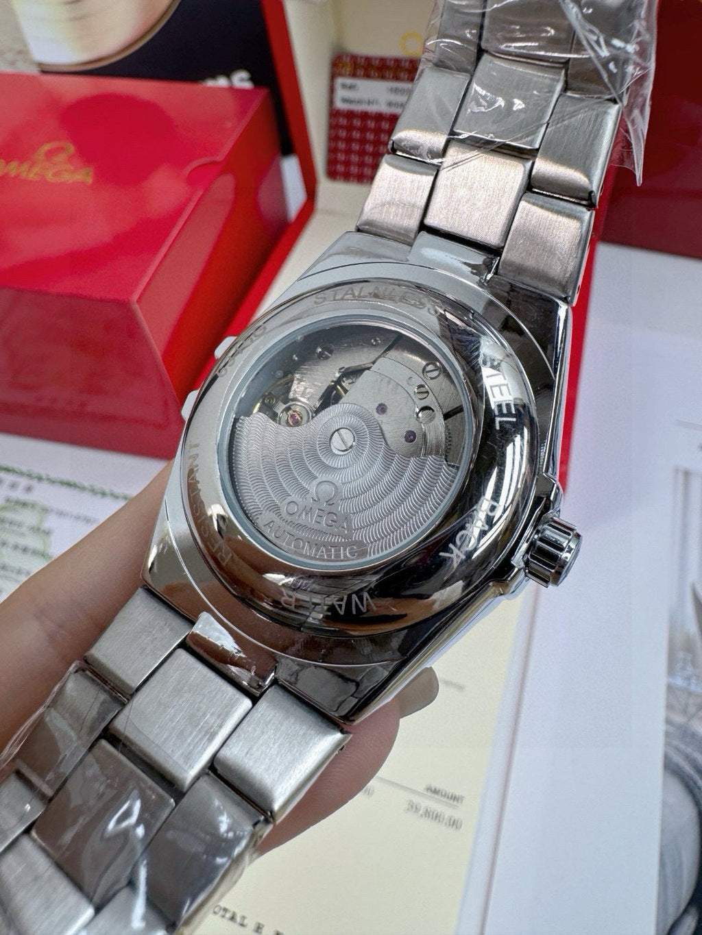 Omega Constellation Mechanical Gold/Blue Dial Watch